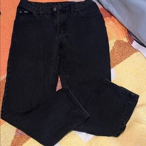 Lee Black Straight-Leg Women’s Jeans